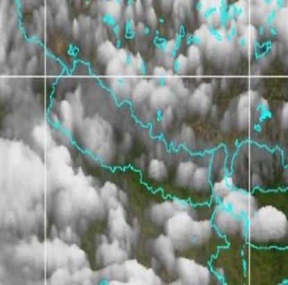 यी चार प्रदेशका पहाडी क्षेत्रमा बर्षाको सम्भावना