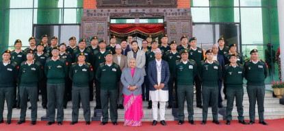 चुनावी सुरक्षाका लागि सतर्क रहन सुरक्षा फौजलाई प्रधानमन्त्रीले दिइन् यस्तो निर्देशन