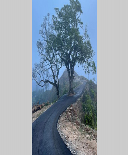 कालोपत्र सडक ‘भाइरल’, तनहुँसुर चर्चामा