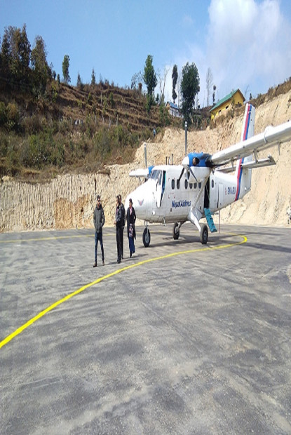 खोटाङ विमानस्थल शनिबारदेखि उडान हुने
