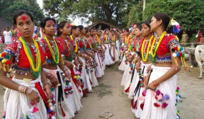काठमाडौँमा थारु समुदायद्वारा दुई दिन माघी महोत्सव आयोजना