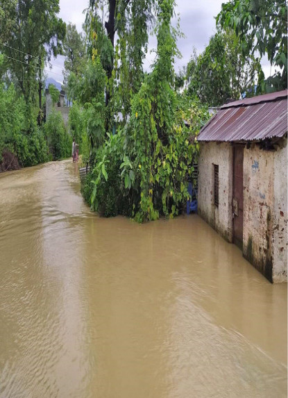 बाढी पहिरोः ३ हजार घर डुबानमा, ९०० मा क्षति