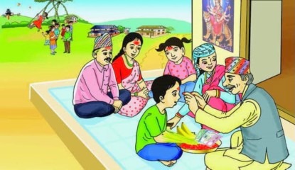 टीका प्रसाद ग्रहण गर्ने उत्तम साइत बिहान ११:०२ बजे