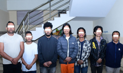तीनकुनेमा प्रदर्शन गरी आगजनी र तोडफोडमा संलग्न थप सातजना पक्राउ