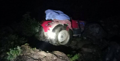 ट्याक्टर दुर्घटना हुँदा एक जनाको मृत्यु