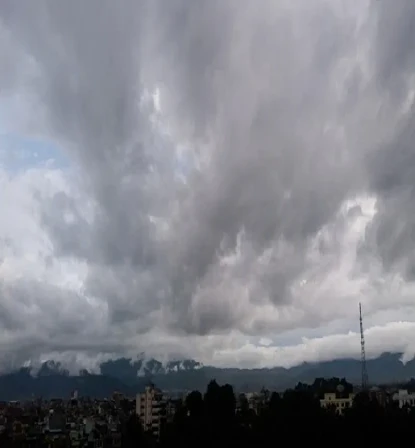 यी प्रदेशमा मेघगर्जन र चट्याङ्सहित वर्षाको सम्भावना