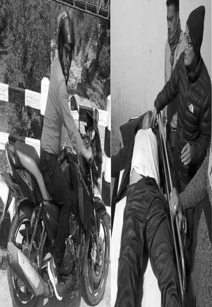 मोटरसाइकल दुर्घटना हुँदा चालकको मृत्यु