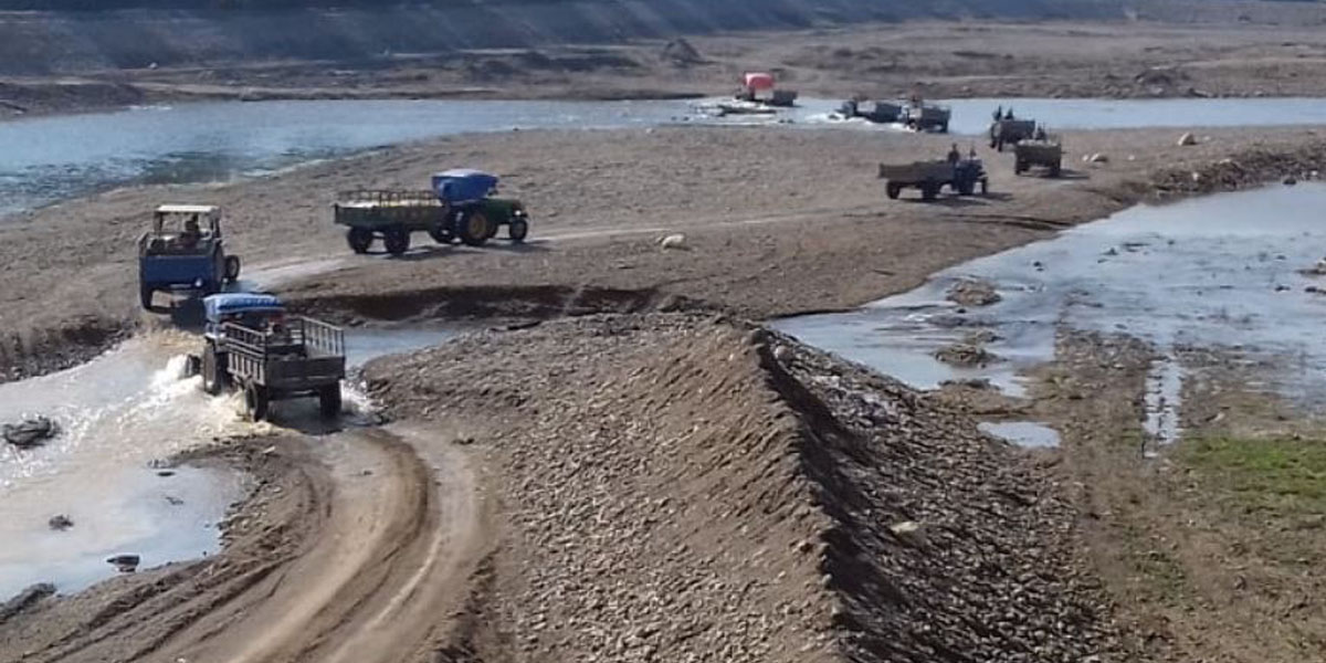 नदीजन्य पदार्थको चरम अभाव : रोकियो विकास निर्माण