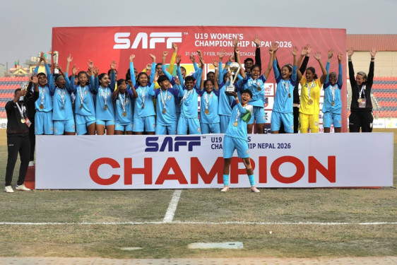 साफ यू-१९ महिला च्याम्पियनसिपको उपाधि भारतलाई 