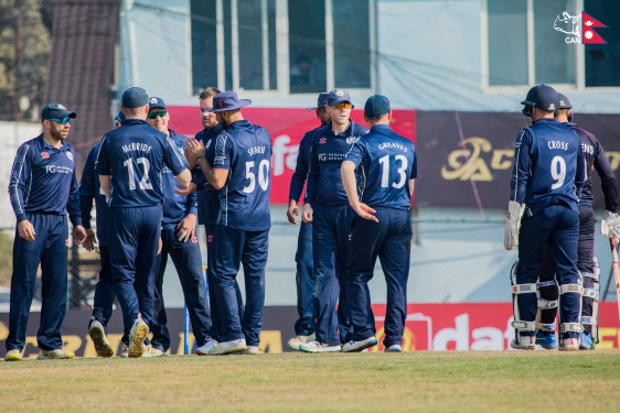 नेपालसँग खेल्नुअघि स्कटल्याण्डले नामिबियालाई हरायो, बन्यो च्याम्पियन