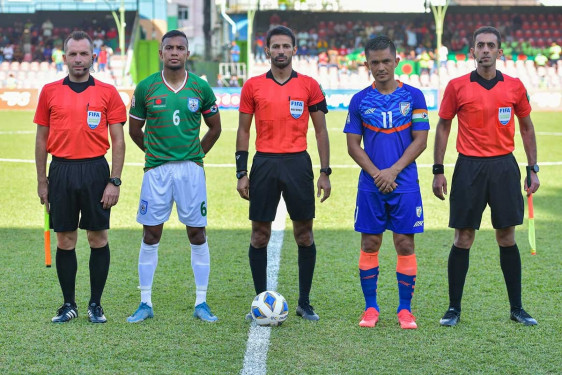 साफ च्याम्पियनसिप : भारत र बंगलादेश बराबरीमा रोकिए