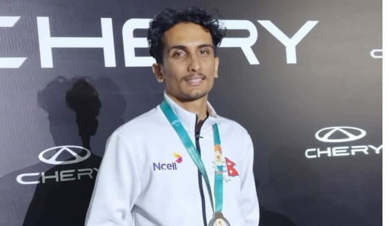 एसियन युथ पारा गेम्सः नेपाललाई टेबलटेनिसमा रजत पदक