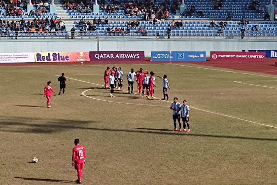 ए डिभिजन लिग : बराबरीमा रोकिए संकटा र मनाङ