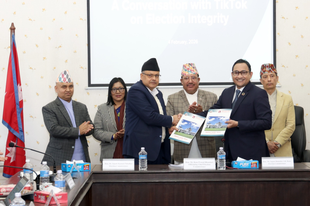 निर्वाचन आयोग र टिकटकबीच सहकार्यको सम्झौता