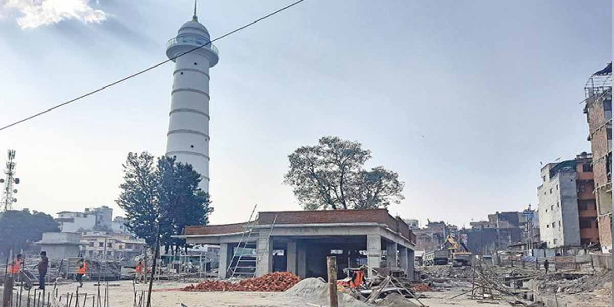 वर्ष दिनअघि उद्घाटन गरेको धरहरा अझै सम्पन्न भएन