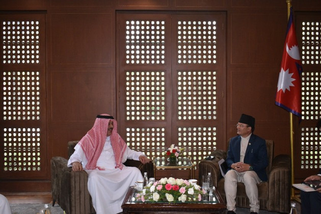 वनमन्त्री शाहीसँग कतारका विशेष दूतको भेट