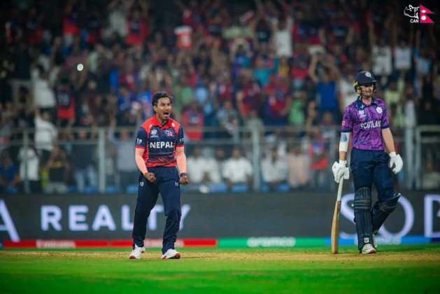 स्कटल्यान्डले नेपाललाई दियो १७१ रनको लक्ष्य