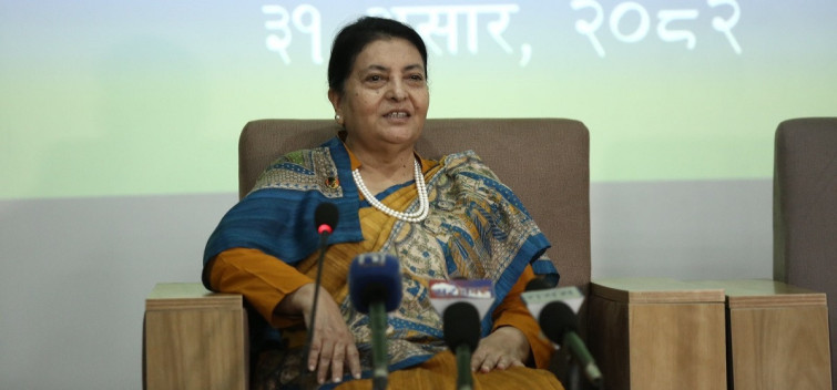 म एमालेको कार्यकर्ता नै हुँ, गुट चलाउन आउँदैन : पूर्वराष्ट्रपति भण्डारी