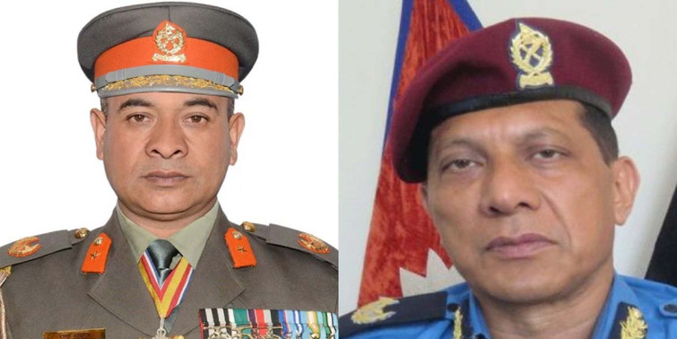 प्रहरी महानिरिक्षकद्धय सिंह र अर्याल अमेरिका जाँदै
