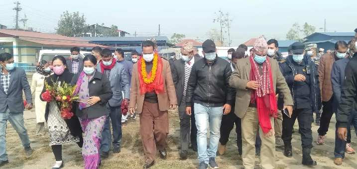 गाैतमबुद्ध क्रिकेट रङ्गशालाकाे काम प्राथमिकताका साथ अघि बढाउँछाैँ : मन्त्री गहतराज