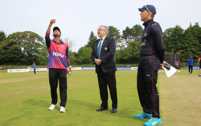 नामिबियाले नेपाललाई दियो २ सय २१ रनको लक्ष्य