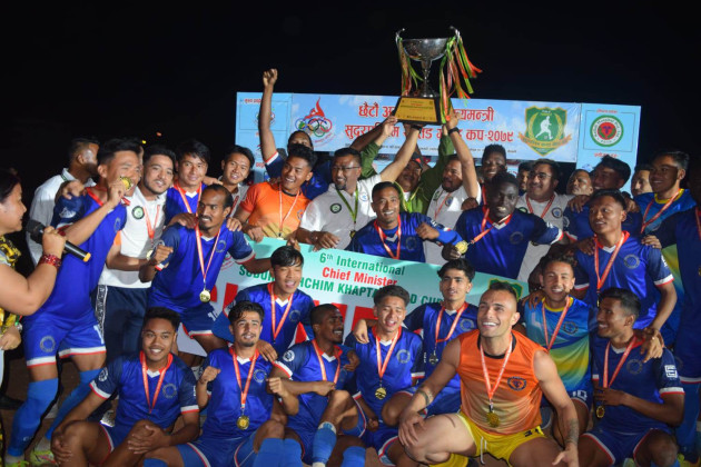 खप्तड गोल्डकपको उपाधि थ्रीस्टारलाई