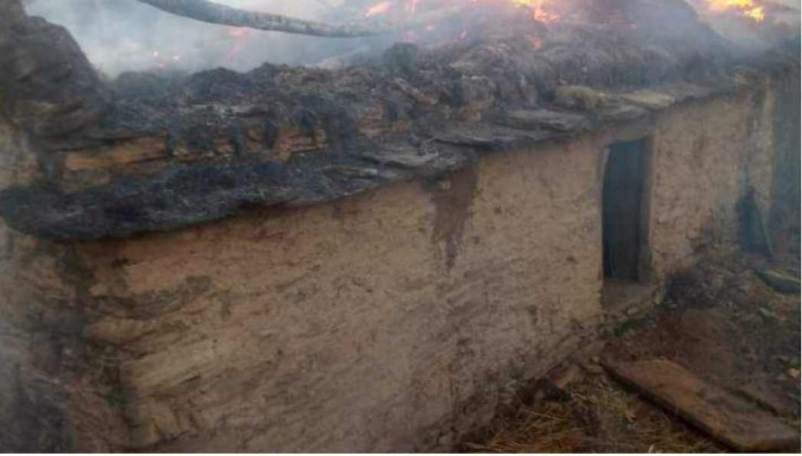 आगलागीमा परी दुई बालबालिकाको मृत्यु