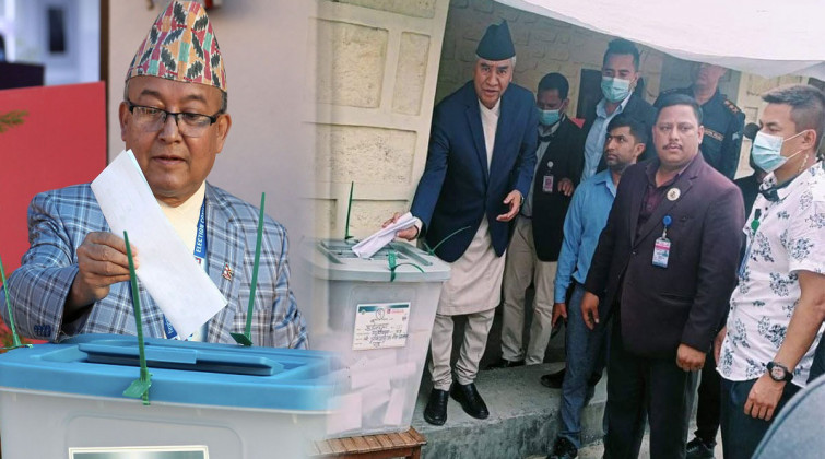 विशिष्ट व्यक्तित्व र शीर्ष नेताले कहाँबाट गरे मतदान  ?