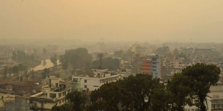 देशभर वायु प्रदूषण बढ्दै