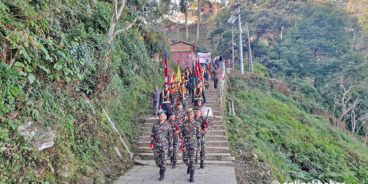 गोरखादेखि काठमाडौंसम्मको पैदलयात्रा सुरु