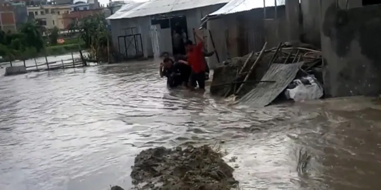 गयराति आएको वर्षा र बाढीले काठमाडौं उपत्यकाका दर्जनौँ ठाउँमा क्षति