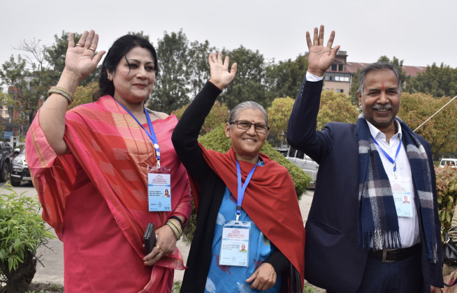 उपराष्ट्रपति निर्वाचनको मतदान सकियो