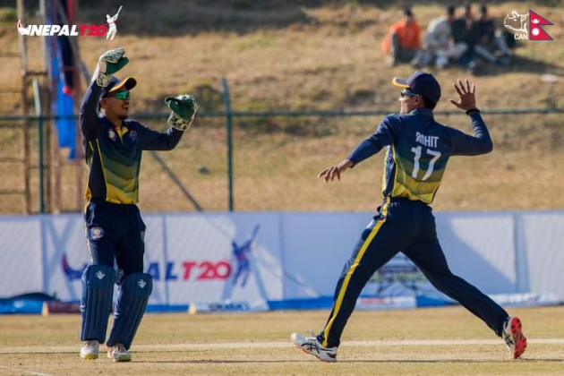 विराटनगर नेपाल टी–२० लिगको फाइनलमा, उपाधिका लागि लुम्बिनीको सामना गर्ने