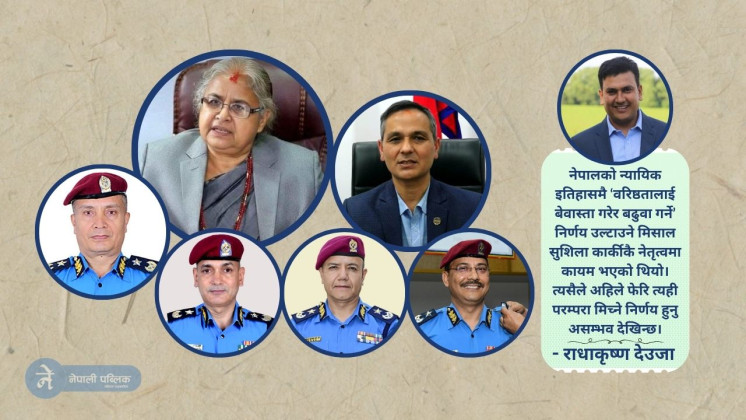 ‘धमीलो पानीमा माछा मार्ने प्रयास’ भन्दै आइजीपी नियूक्तिबारे अमेरिकाबाट यस्तो लेख्छन् देउजा