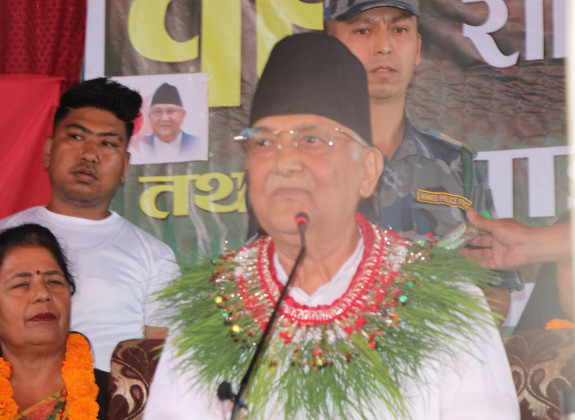 गल्ती सुधारे धान निर्यात गर्ने अवस्थामा पुगिन्छ : अध्यक्ष ओली