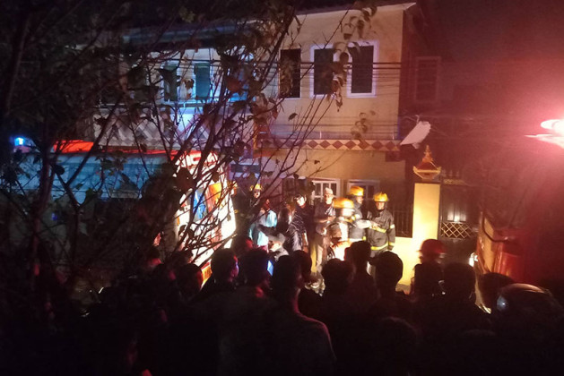 कपन आगलागीमा दुई जनाको मृत्यु