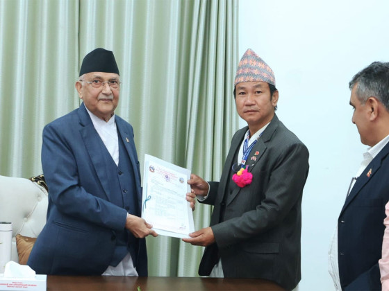 धरानवासीलाई खानेपानीको प्रबन्ध गर्ने प्रक्रिया अघि बढ्यो : प्रधानमन्त्री