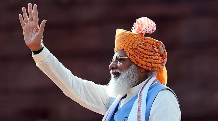 भारतमा स्वतन्त्रता दिवस मनाइदैँ, प्रधानमन्त्री माेदीले दिए यस्ताे प्रतिकृया