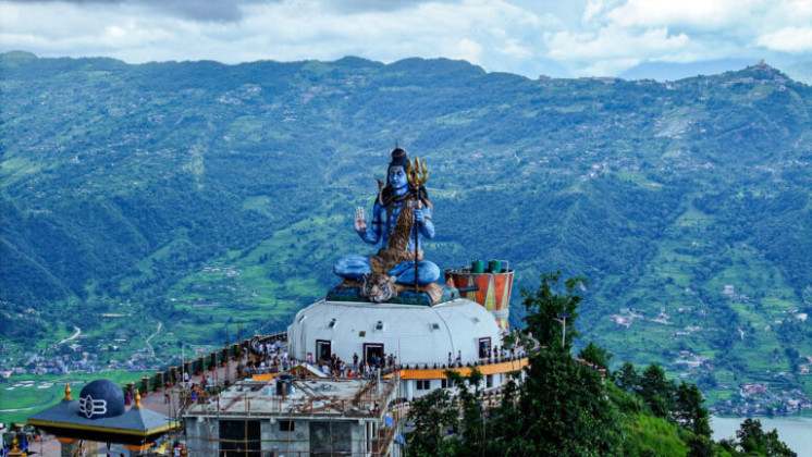 ड्रोनबाट देखिएको पुम्दिकोटको मनमोहक दृश्य (तस्बिरहरू)