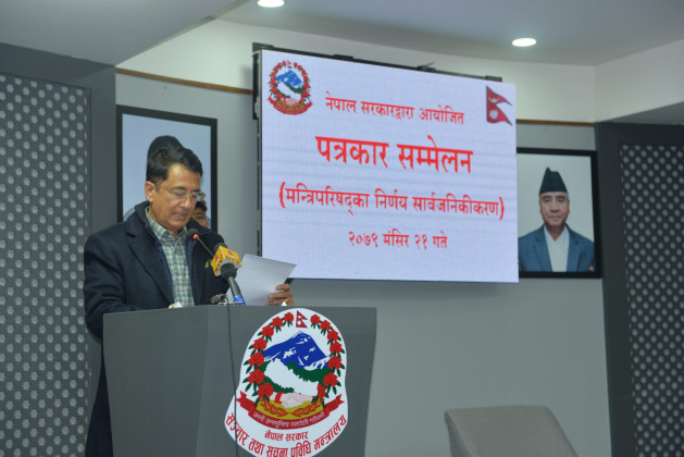 यी हुन् मन्त्रिपरिषद् बैठकका २४ निर्णय (सूचीसहित)