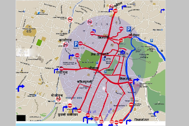 महाशिवरात्रीमा यातायात प्रभावित हुने, प्रयोग गर्नुहोस् यी ३ वैकल्पिक रुट 