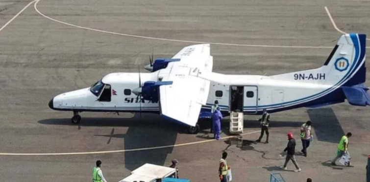 अवतरणका क्रममा सीता एयरको जहाजको ल्याडिङ गियरमा क्षति