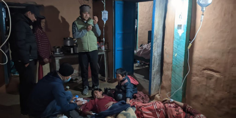 बिहे भोजले बिरामी परेका बिरामीको पछिल्लो अवस्था कस्तो छ ? 