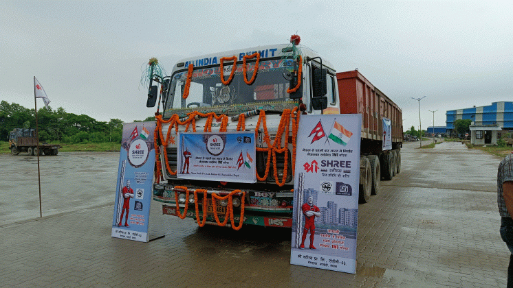 नेपाली छड पहिलोपटक भारत निर्यात, श्री स्टिलले पठायो ३५ टन छड