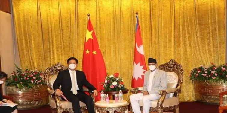 सभामुख सापकोटा र ली झान्शुबीच शिष्टाचार भेट