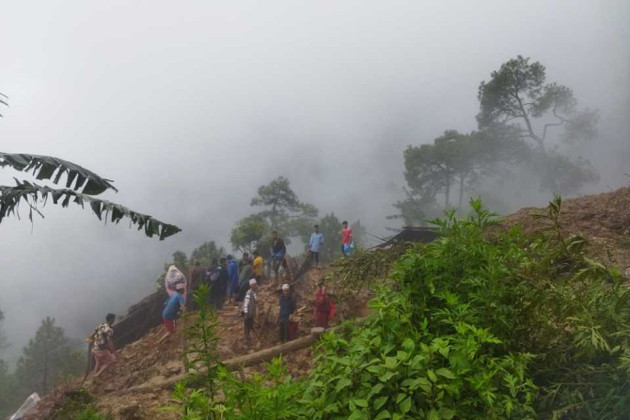 गुल्मीमा पहिरोले ४ जनाको मृत्यु, २ घाइते