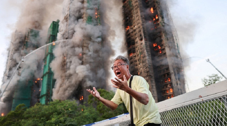 हङकङमा ६३ वर्षयताकै भीषण आगलागी: ४४ को मृत्यु