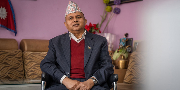 महासचिव पोखरेल भन्छन्,‘१० दलीय गठबन्धन भत्काउने खेलमा एमाले लाग्दैन’