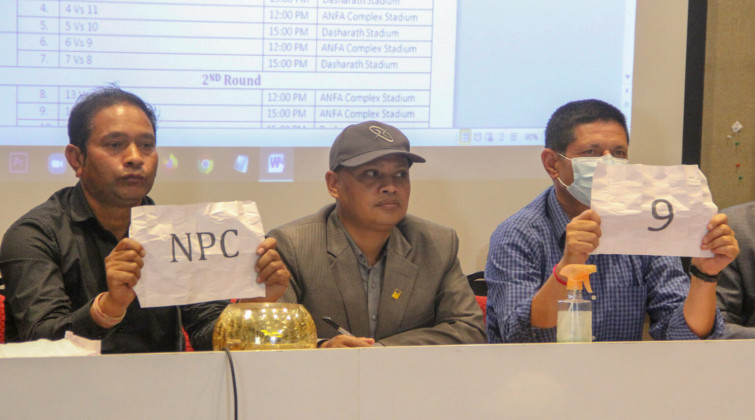 ए डिभिजन लिगको खेल तालिका सार्वजनिक