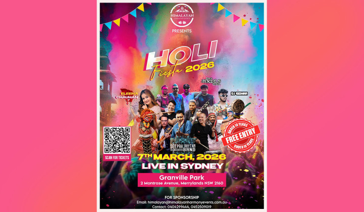 अस्ट्रेलियाको सिड्नीमा मार्च ७ मा होली मेला हुँदै 